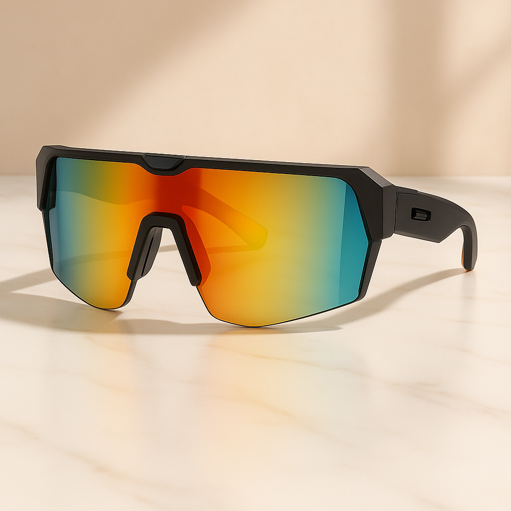 Bluetooth Smart Glasses with Audio Call and Remote Headset Functionality for Cycling, Sports, and Driving