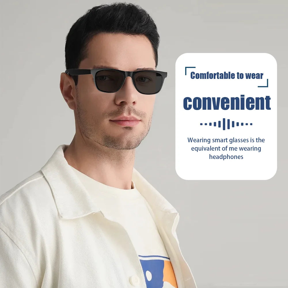 New Smart Wireless Bluetooth Glasses Listen to Music Answer the Phone Men and Women Fashion Anti-Blue Light Glasse