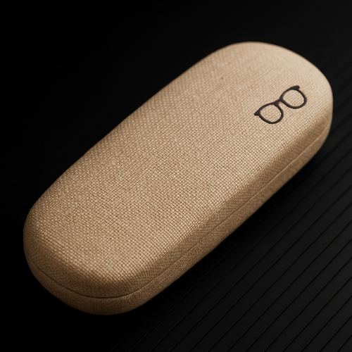 Fashion Glasses Case for Men Women Linen Cloth Eyeglass Cases Cover Hard Glasses Box Holder Eyewear Storage