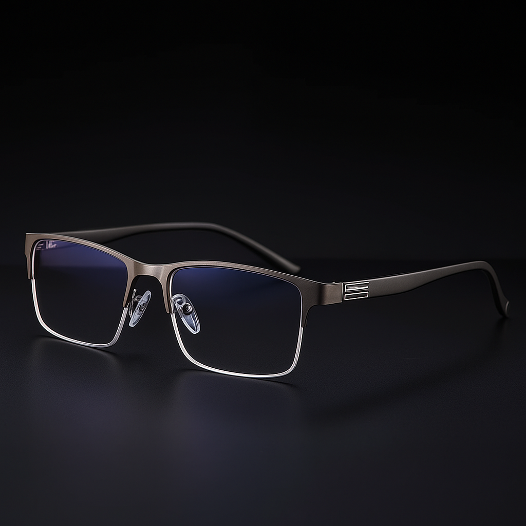 Business Style Bifocal Reading Glasses Women Men Progressive Vision Adjustment Eyeglasses Converted Light Multifocal +1.0 ~ +4.0