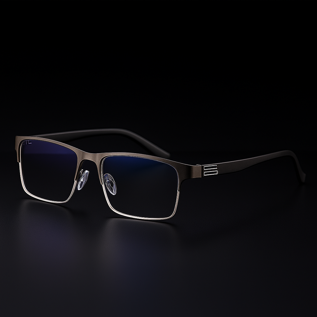 Business Style Bifocal Reading Glasses Women Men Progressive Vision Adjustment Eyeglasses Converted Light Multifocal +1.0 ~ +4.0