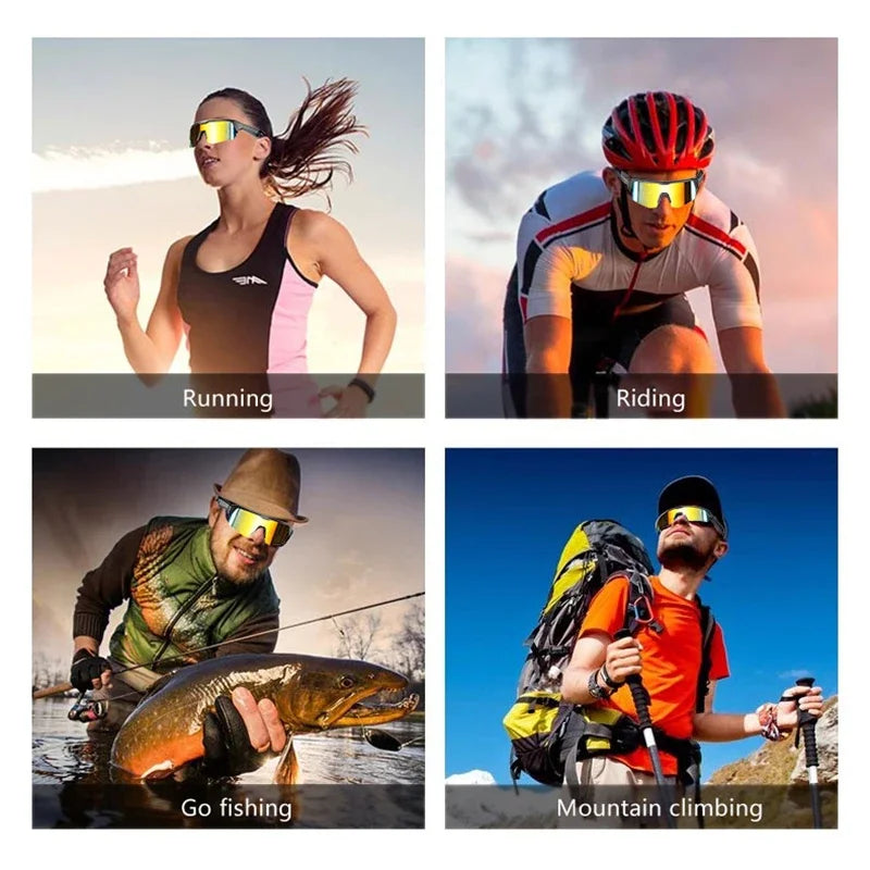 Bluetooth Smart Glasses with Audio Call and Remote Headset Functionality for Cycling, Sports, and Driving