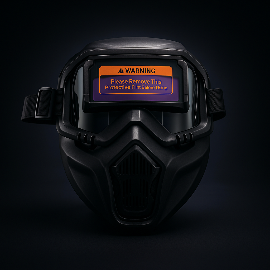 Adjustable Band Detachable Cutting Welding Mask Auto Darkening Welding Glasses Welder Mask Work Protective Gear Dust Resistant