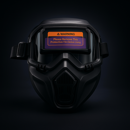 Adjustable Band Detachable Cutting Welding Mask Auto Darkening Welding Glasses Welder Mask Work Protective Gear Dust Resistant