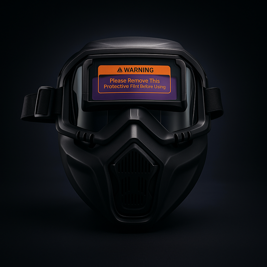 Adjustable Band Detachable Cutting Welding Mask Auto Darkening Welding Glasses Welder Mask Work Protective Gear Dust Resistant