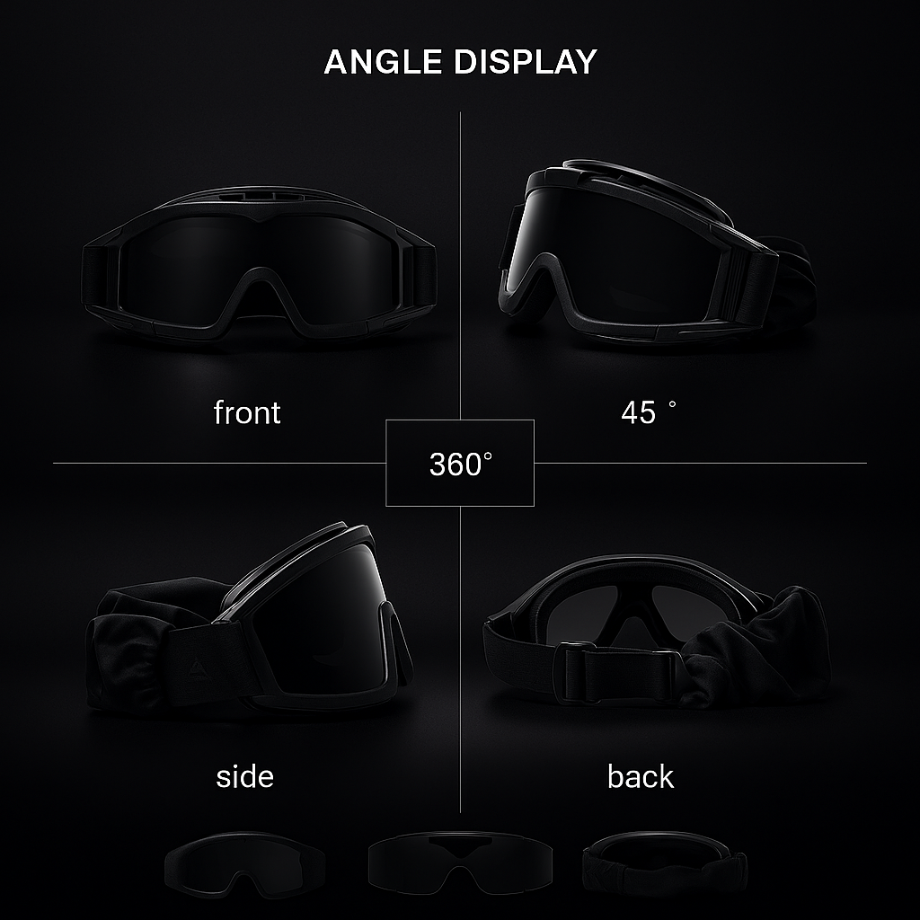 Explosion Proof Shooting Tactical Goggles Anti-Impact CS War Game Airsoft Paintball Hunting Mounteering Goggles Glasses