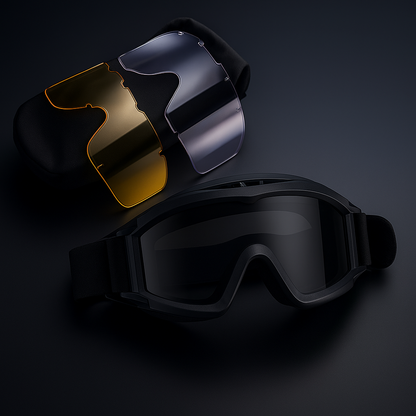 Explosion Proof Shooting Tactical Goggles Anti-Impact CS War Game Airsoft Paintball Hunting Mounteering Goggles Glasses