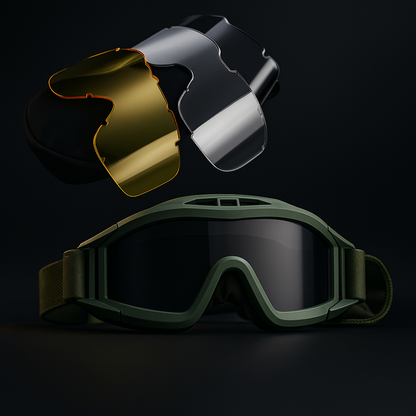 Explosion Proof Shooting Tactical Goggles Anti-Impact CS War Game Airsoft Paintball Hunting Mounteering Goggles Glasses