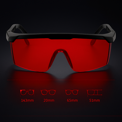 Laser Protection Glasses for Ipl/E-Light OPT Freezing Point Hair Removal Protective Glasses Universal Goggles Lightproof Eyewear