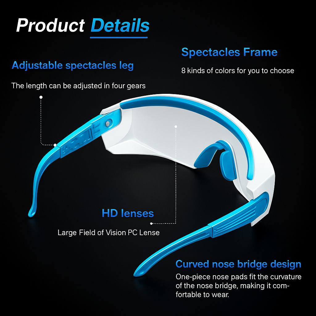 Surgery Goggles Blocking UV Safety Glasses CE Ansi Z87 Personal Full Protection anti Fog Splash Lab Industry Chemical Factory