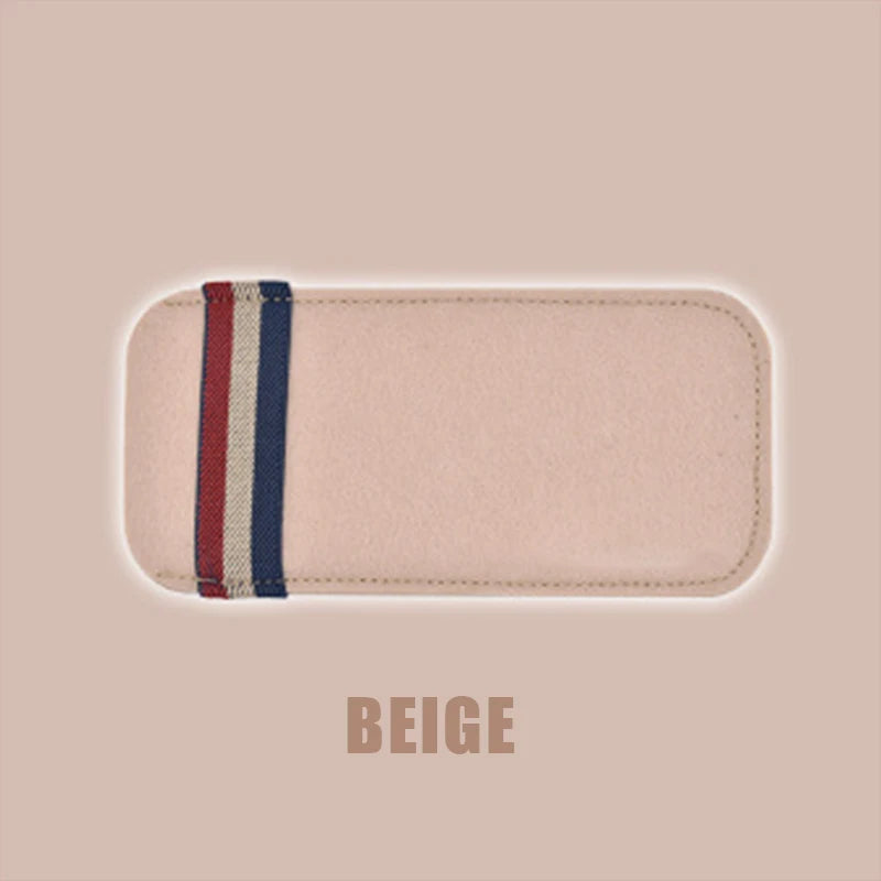 Oversize Felt Sunglasses Case Compatibility Colorful Glasses Bag Soft Lunettes Frame Glasses Case Elastic Band Glasses Box