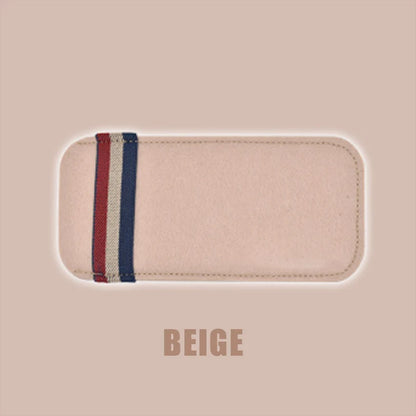 Oversize Felt Sunglasses Case Compatibility Colorful Glasses Bag Soft Lunettes Frame Glasses Case Elastic Band Glasses Box