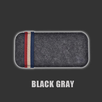 Oversize Felt Sunglasses Case Compatibility Colorful Glasses Bag Soft Lunettes Frame Glasses Case Elastic Band Glasses Box