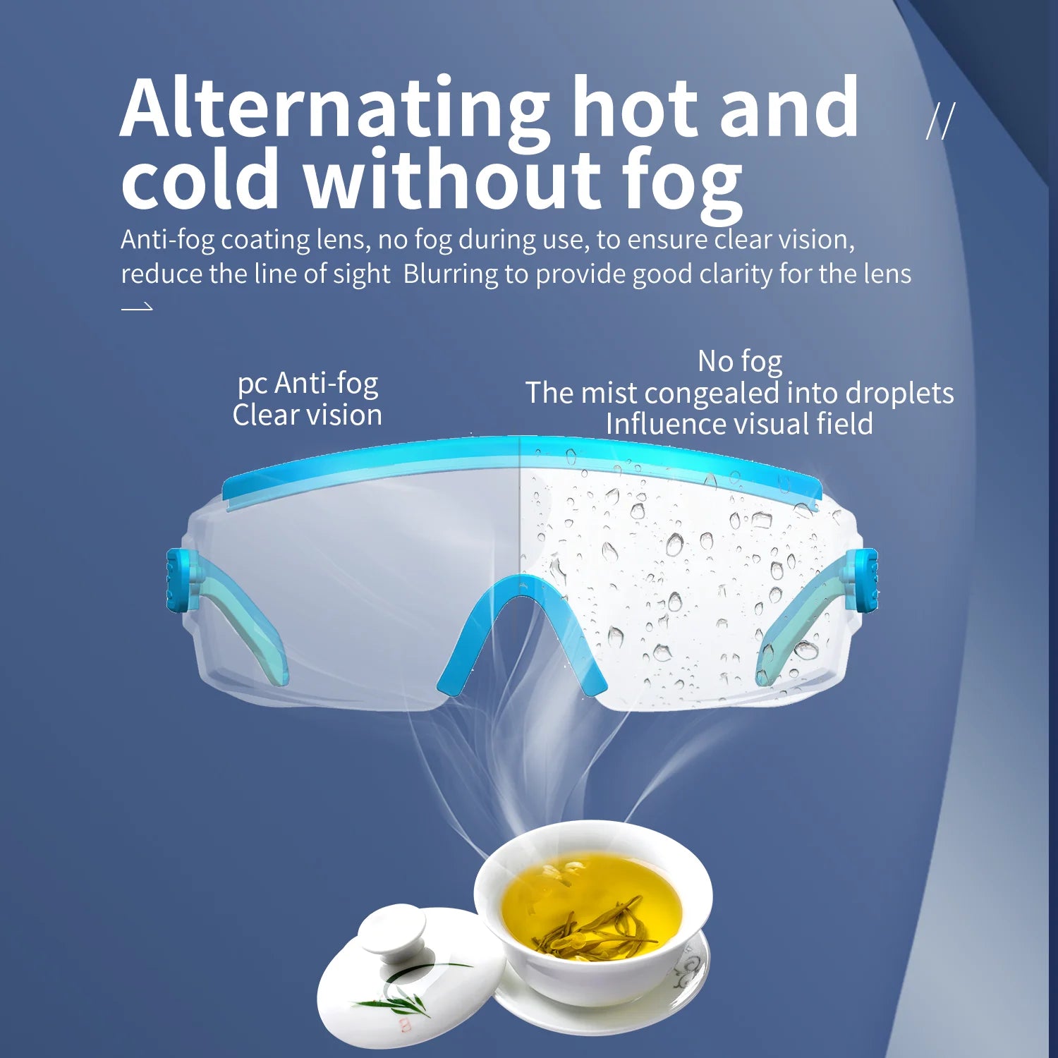Surgery Goggles Blocking UV Safety Glasses CE Ansi Z87 Personal Full Protection anti Fog Splash Lab Industry Chemical Factory