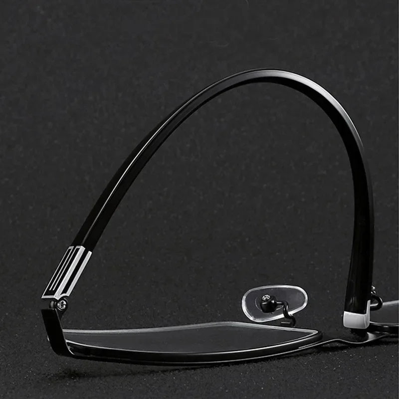 Business Style Bifocal Reading Glasses Women Men Progressive Vision Adjustment Eyeglasses Converted Light Multifocal +1.0 ~ +4.0